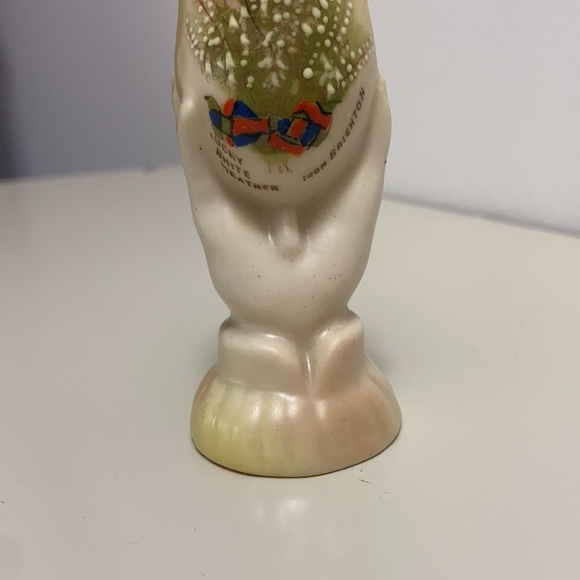 Vintage W&R Carlton China Stoke on Trent Lucky White Heather From Brighton Vase - Picture 4 of 14